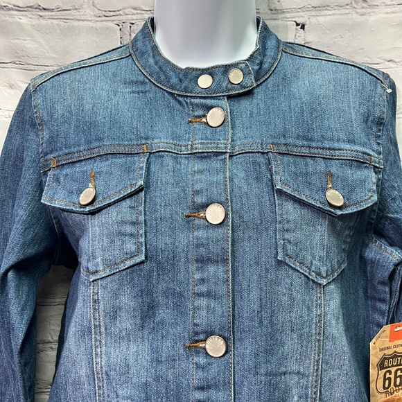 Route 66 NWT Denim Jacket - size Large - Picture 7 of 12